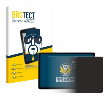 Parte frontale di una confezione del prodotto con il logo del marchio BROTECT. Accanto è raffigurato il dispositivo Samsung Ga