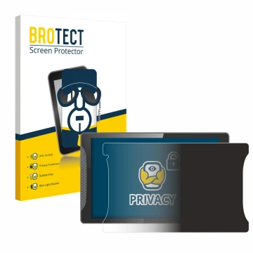 Parte frontale di una confezione del prodotto con il logo del marchio BROTECT. Accanto è raffigurato il dispositivo Logicom Mu