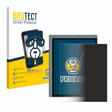 Parte frontale di una confezione del prodotto con il logo del marchio BROTECT. Accanto è raffigurato il dispositivo Bigme B105