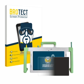 Parte frontale di una confezione del prodotto con il logo del marchio BROTECT. Accanto è raffigurato il dispositivo Telemarie 