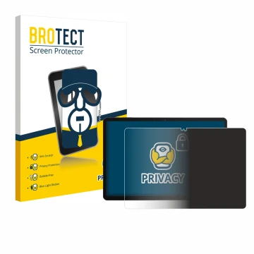 Parte frontale di una confezione del prodotto con il logo del marchio BROTECT. Accanto è raffigurato il dispositivo Chuwi Hi10