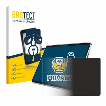 Parte frontale di una confezione del prodotto con il logo del marchio BROTECT. Accanto è raffigurato il dispositivo Lenovo Tab