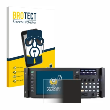 Parte frontale di una confezione del prodotto con il logo del marchio BROTECT. Accanto è raffigurato il dispositivo Behringer 