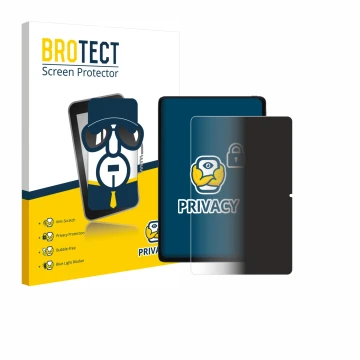 Parte frontale di una confezione del prodotto con il logo del marchio BROTECT. Accanto è raffigurato il dispositivo Xiaomi POC