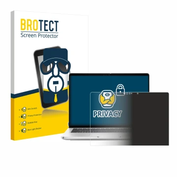 Parte frontale di una confezione del prodotto con il logo del marchio BROTECT. Accanto è raffigurato il dispositivo Dell Pro 1