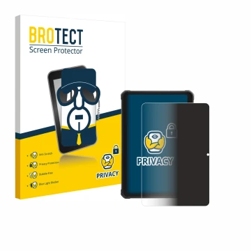 Parte frontale di una confezione del prodotto con il logo del marchio BROTECT. Accanto è raffigurato il dispositivo Hotwav R10