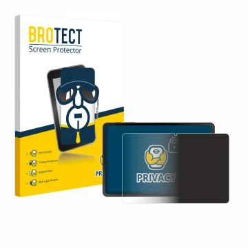 Parte frontale di una confezione del prodotto con il logo del marchio BROTECT. Accanto è raffigurato il dispositivo Doogee Tab