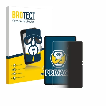 Parte frontale di una confezione del prodotto con il logo del marchio BROTECT. Accanto è raffigurato il dispositivo Blackview 