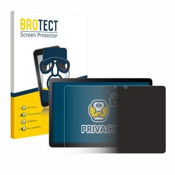 Parte frontale di una confezione del prodotto con il logo del marchio BROTECT. Accanto è raffigurato il dispositivo Acer Iconi