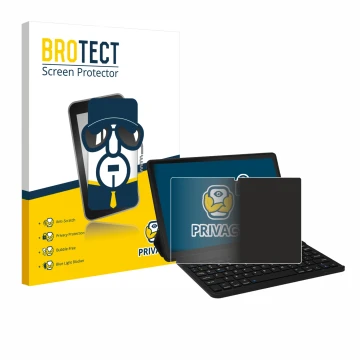 Parte frontale di una confezione del prodotto con il logo del marchio BROTECT. Accanto è raffigurato il dispositivo Laptok LAP