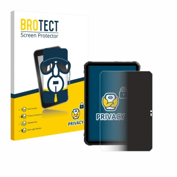 Parte frontale di una confezione del prodotto con il logo del marchio BROTECT. Accanto è raffigurato il dispositivo Blackview 