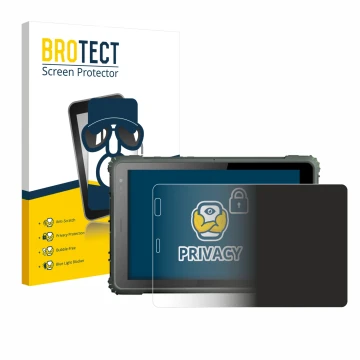 Parte frontale di una confezione del prodotto con il logo del marchio BROTECT. Accanto è raffigurato il dispositivo Geshem MTK
