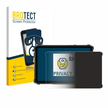 Parte frontale di una confezione del prodotto con il logo del marchio BROTECT. Accanto è raffigurato il dispositivo Ulefone Ar