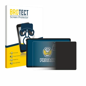 Parte frontale di una confezione del prodotto con il logo del marchio BROTECT. Accanto è raffigurato il dispositivo Alldocube 
