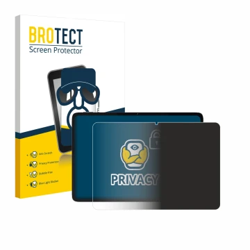 Parte frontale di una confezione del prodotto con il logo del marchio BROTECT. Accanto è raffigurato il dispositivo Xiaomi Pad