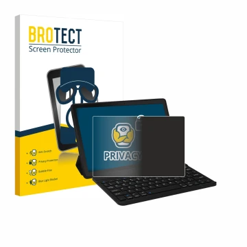 Parte frontale di una confezione del prodotto con il logo del marchio BROTECT. Accanto è raffigurato il dispositivo Laptok YXP