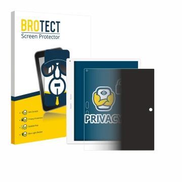 Parte frontale di una confezione del prodotto con il logo del marchio BROTECT. Accanto è raffigurato il dispositivo Bigme B10 