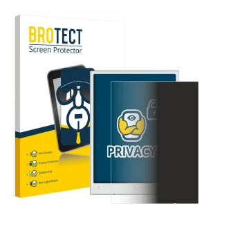 Parte frontale di una confezione del prodotto con il logo del marchio BROTECT. Accanto è raffigurato il dispositivo Viwoods Ai