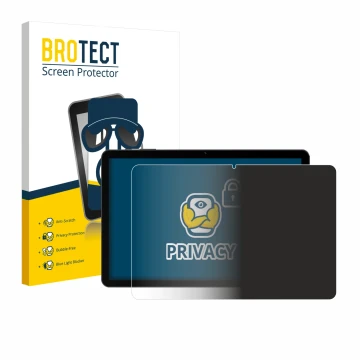 Parte frontale di una confezione del prodotto con il logo del marchio BROTECT. Accanto è raffigurato il dispositivo Doogee Tab