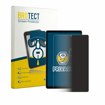 Parte frontale di una confezione del prodotto con il logo del marchio BROTECT. Accanto è raffigurato il dispositivo Alldocube 