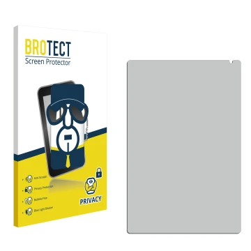 Parte frontale di una confezione del prodotto con il logo del marchio BROTECT. Accanto si trova la protezione per lo schermo c