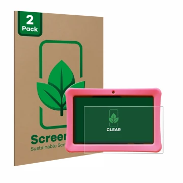 Parte frontale di una confezione del prodotto con il logo del marchio ScreenLeaf. Accanto è raffigurato il dispositivo Contixo
