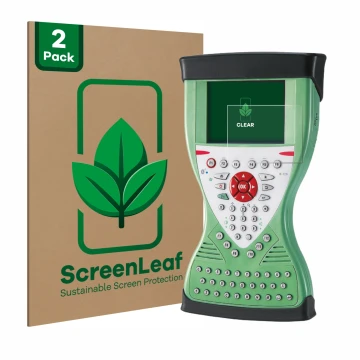 Parte frontale di una confezione del prodotto con il logo del marchio ScreenLeaf. Accanto è raffigurato il dispositivo Leica V