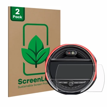 Parte frontale di una confezione del prodotto con il logo del marchio ScreenLeaf. Accanto è raffigurato il dispositivo Mini Co