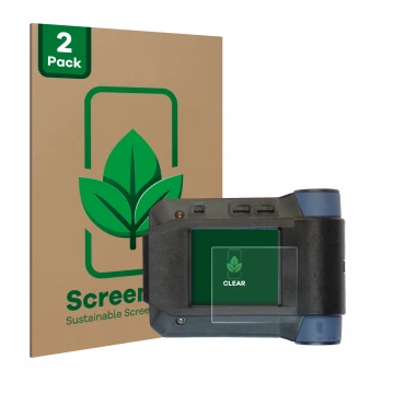 Parte frontale di una confezione del prodotto con il logo del marchio ScreenLeaf. Accanto è raffigurato il dispositivo Swissph