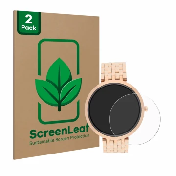 Parte frontale di una confezione del prodotto con il logo del marchio ScreenLeaf. Accanto è raffigurato il dispositivo Xlyne X