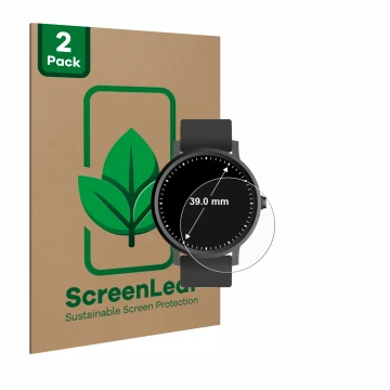 Parte frontale di una confezione del prodotto con il logo del marchio ScreenLeaf. Accanto è raffigurato il dispositivo Circola