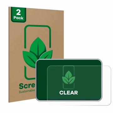 Parte frontale di una confezione del prodotto con il logo del marchio ScreenLeaf. Accanto è raffigurato il dispositivo Tandem 