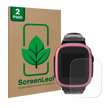 Parte frontale di una confezione del prodotto con il logo del marchio ScreenLeaf. Accanto è raffigurato il dispositivo Xplora 