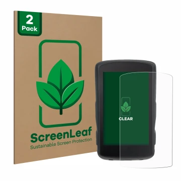 Parte frontale di una confezione del prodotto con il logo del marchio ScreenLeaf. Accanto è raffigurato il dispositivo Hammerh
