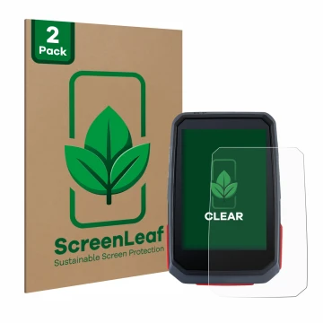 Parte frontale di una confezione del prodotto con il logo del marchio ScreenLeaf. Accanto è raffigurato il dispositivo Sigma R