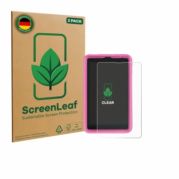 Parte frontale di una confezione del prodotto con il logo del marchio ScreenLeaf. Accanto è raffigurato il dispositivo Blackvi
