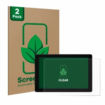 Parte frontale di una confezione del prodotto con il logo del marchio ScreenLeaf. Accanto è raffigurato il dispositivo SmallHD