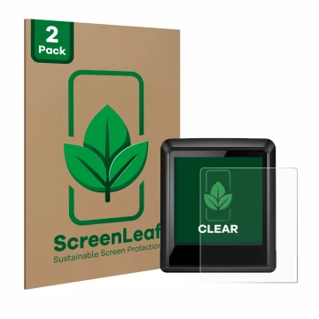 Parte frontale di una confezione del prodotto con il logo del marchio ScreenLeaf. Accanto è raffigurato il dispositivo Bosch I