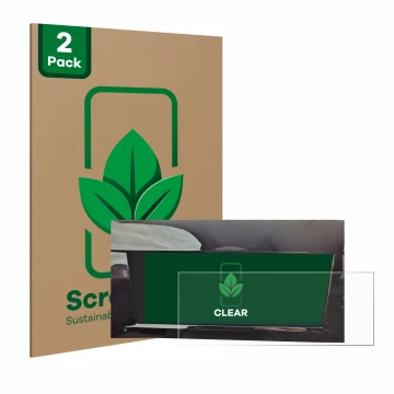 Parte frontale di una confezione del prodotto con il logo del marchio ScreenLeaf. Accanto è raffigurato il dispositivo Opel As