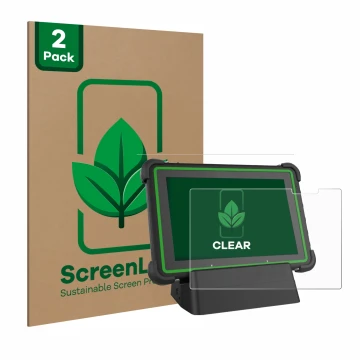 Parte frontale di una confezione del prodotto con il logo del marchio ScreenLeaf. Accanto è raffigurato il dispositivo Hella G