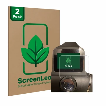 Parte frontale di una confezione del prodotto con il logo del marchio ScreenLeaf. Accanto è raffigurato il dispositivo Motocad