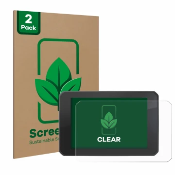 Parte frontale di una confezione del prodotto con il logo del marchio ScreenLeaf. Accanto è raffigurato il dispositivo FIT-EBI
