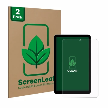 Parte frontale di una confezione del prodotto con il logo del marchio ScreenLeaf. Accanto è raffigurato il dispositivo Alldocu