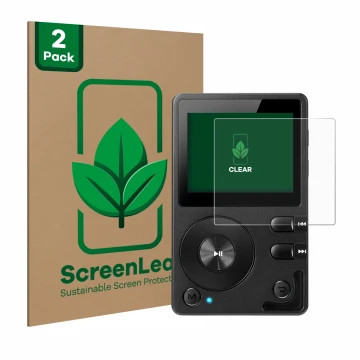 Parte frontale di una confezione del prodotto con il logo del marchio ScreenLeaf. Accanto è raffigurato il dispositivo Hifi Wa