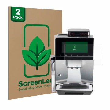 Parte frontale di una confezione del prodotto con il logo del marchio ScreenLeaf. Accanto è raffigurato il dispositivo Siemens