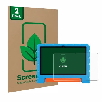 Parte frontale di una confezione del prodotto con il logo del marchio ScreenLeaf. Accanto è raffigurato il dispositivo ZIOVO Z