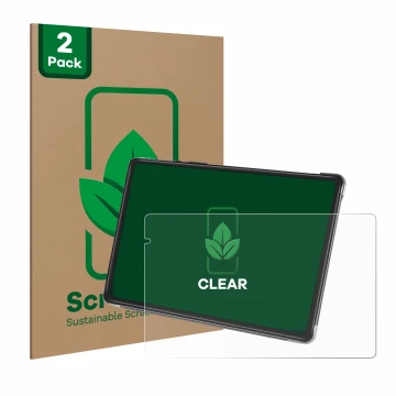 Parte frontale di una confezione del prodotto con il logo del marchio ScreenLeaf. Accanto è raffigurato il dispositivo Yestel 