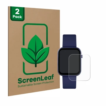 Parte frontale di una confezione del prodotto con il logo del marchio ScreenLeaf. Accanto è raffigurato il dispositivo Reflex 