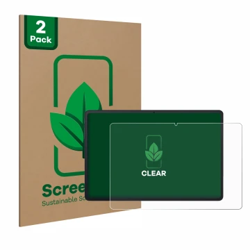 Parte frontale di una confezione del prodotto con il logo del marchio ScreenLeaf. Accanto è raffigurato il dispositivo Blackvi