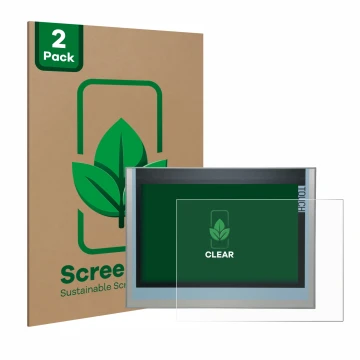 Parte frontale di una confezione del prodotto con il logo del marchio ScreenLeaf. Accanto è raffigurato il dispositivo Siemens